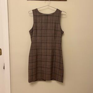 Women’s Vintage Plaid Mini Dress
